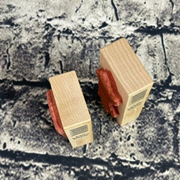 PSX Rubber Stamp Just A Note F-2105 E-510 Phrase Wood Mounted - Picture 5 of 9